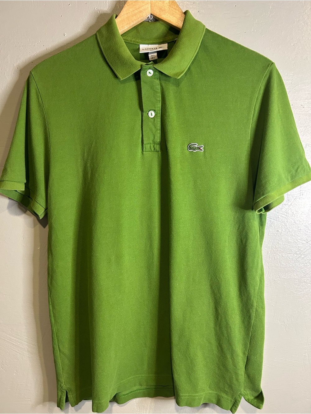 Lacoste Men’s Bright Green Short-Sleeve Polo